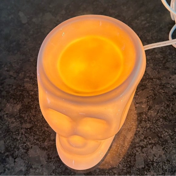 Scentsy DIY Calavera Skull Full Size Warmer Halloween Missing Lid - Picture 10 of 13